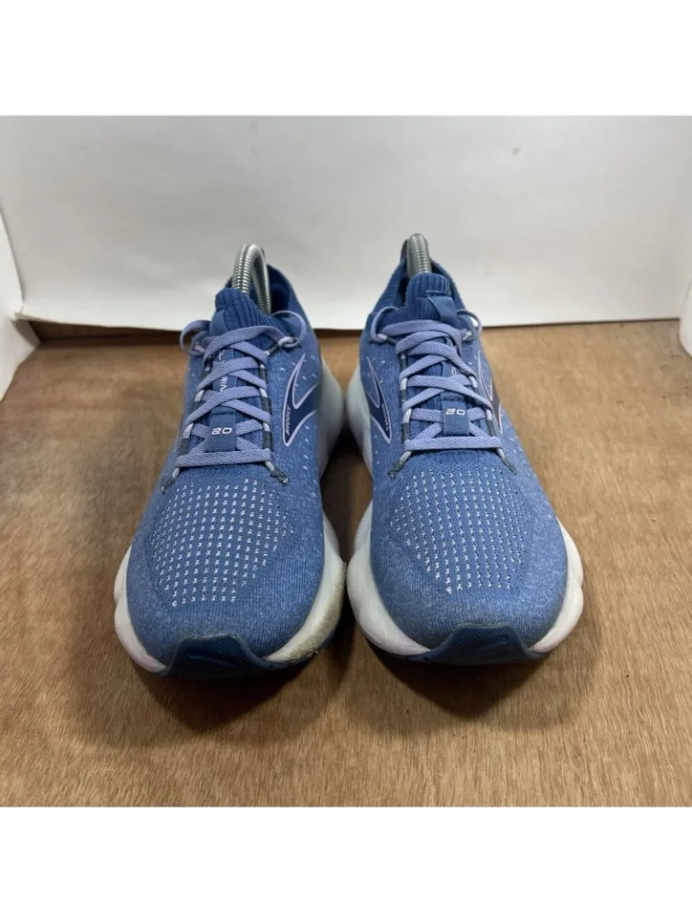 Brook Glycerin 20 Stealthfit Women Size 9 Blue Athletic Running Shoes Lace Up